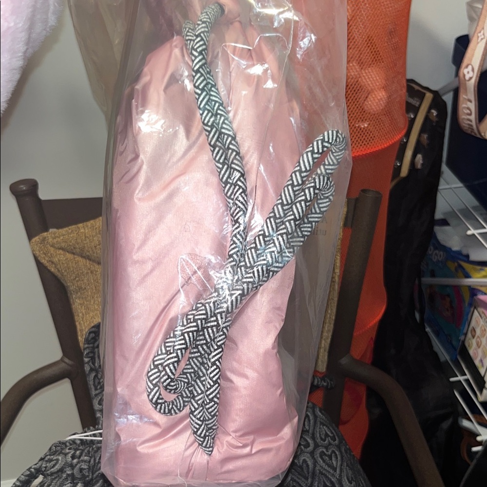 Wildfox Rose/Light Pink Backpack With Rope Straps - Picture 11 of 13